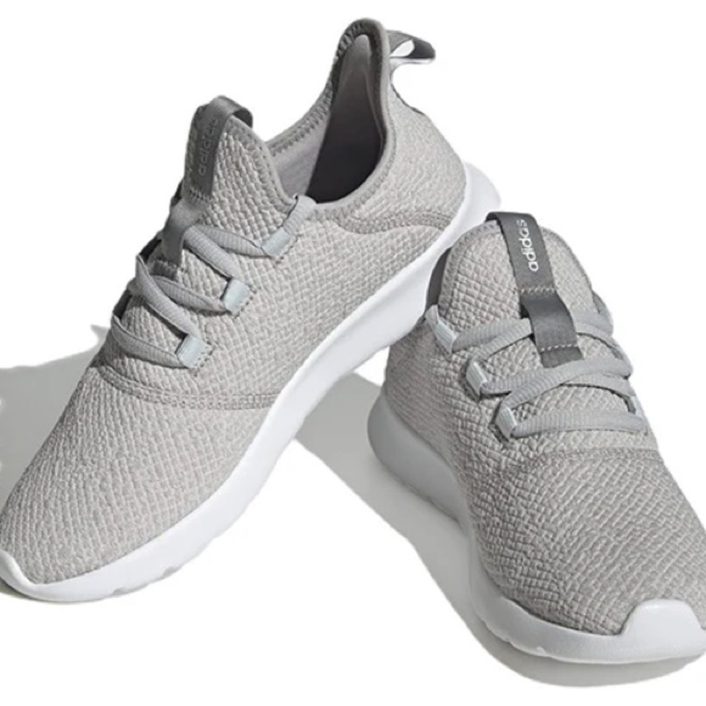 Women’s Adidas Cloudfoam Pure 2.0 'Grey Silver Metallic' - Picture 2 of 12